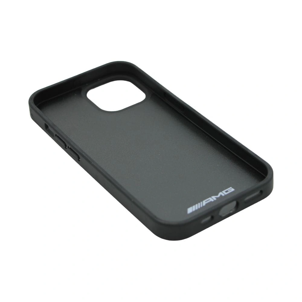 Mobildeksel Etui Mercedes-AMG for iPhone 13 14 15 – Leather Debossed Lines – bilde 3