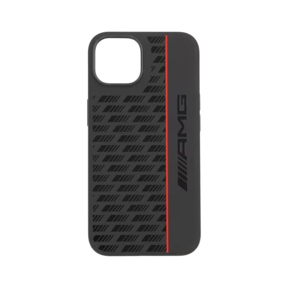 Mobildeksel Etui Mercedes-AMG for iPhone® 14 – Silikon med rombemønster