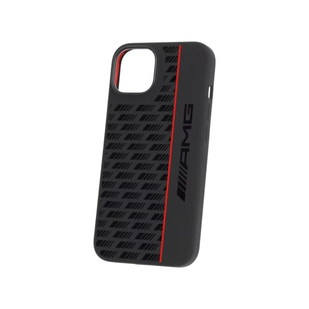 Mobildeksel Etui Mercedes-AMG for iPhone® 14 – Silikon med rombemønster – bilde 4