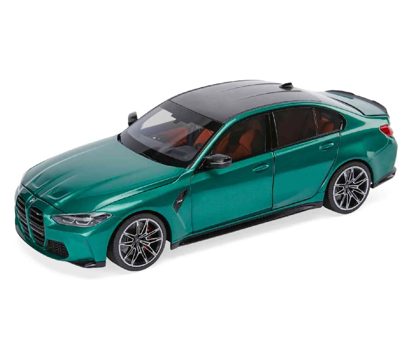Modellbil BMW M3 Competition (G80) 2020 │ Modellauto 1:18 Isle of Man Green