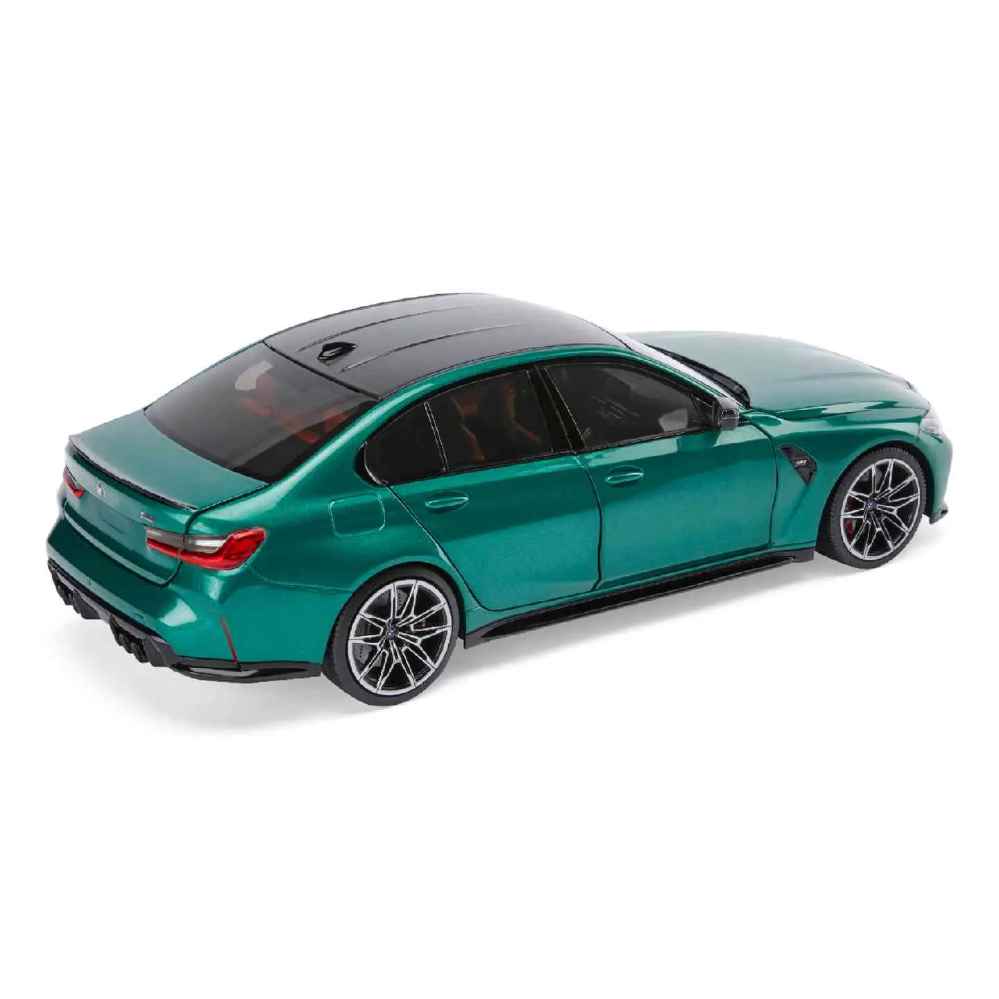Modellbil BMW M3 Competition (G80) 2020 │ Modellauto 1:18 Isle of Man Green – bilde 2