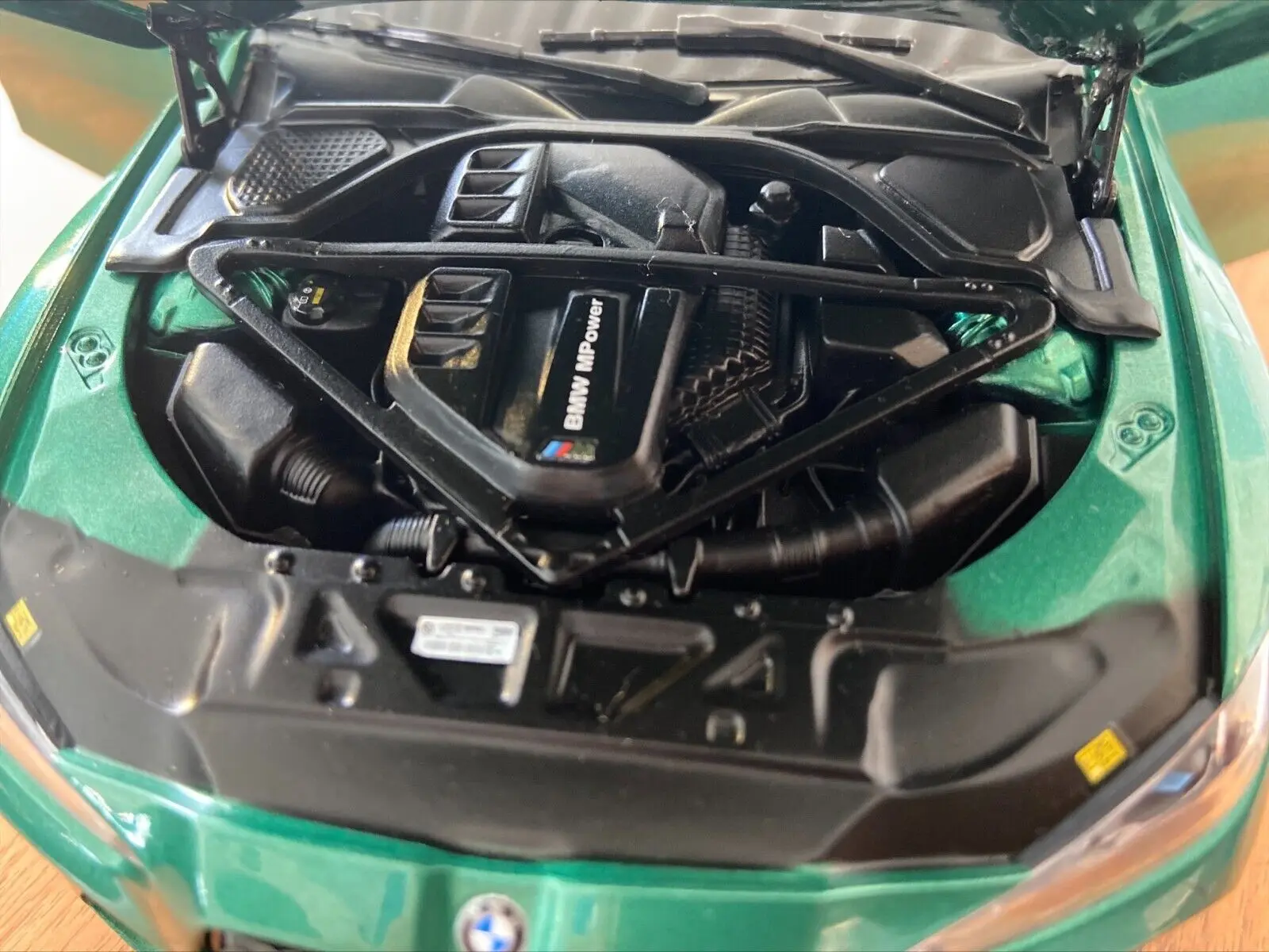 Modellbil BMW M3 Competition (G80) 2020 │ Modellauto 1:18 Isle of Man Green – bilde 6