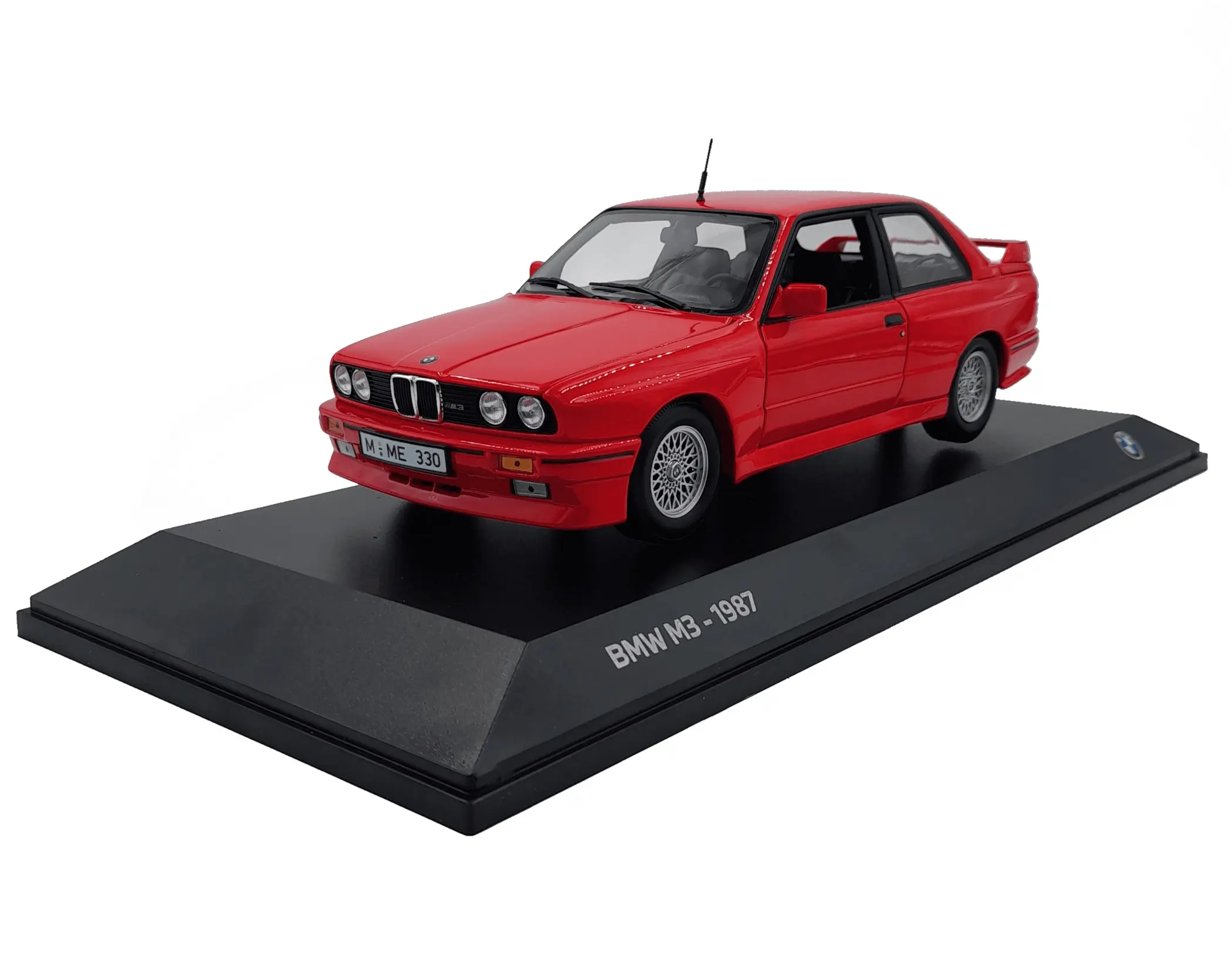 Modellbil BMW M3 (E30) │ Modellauto 1:18 Red Image 1
