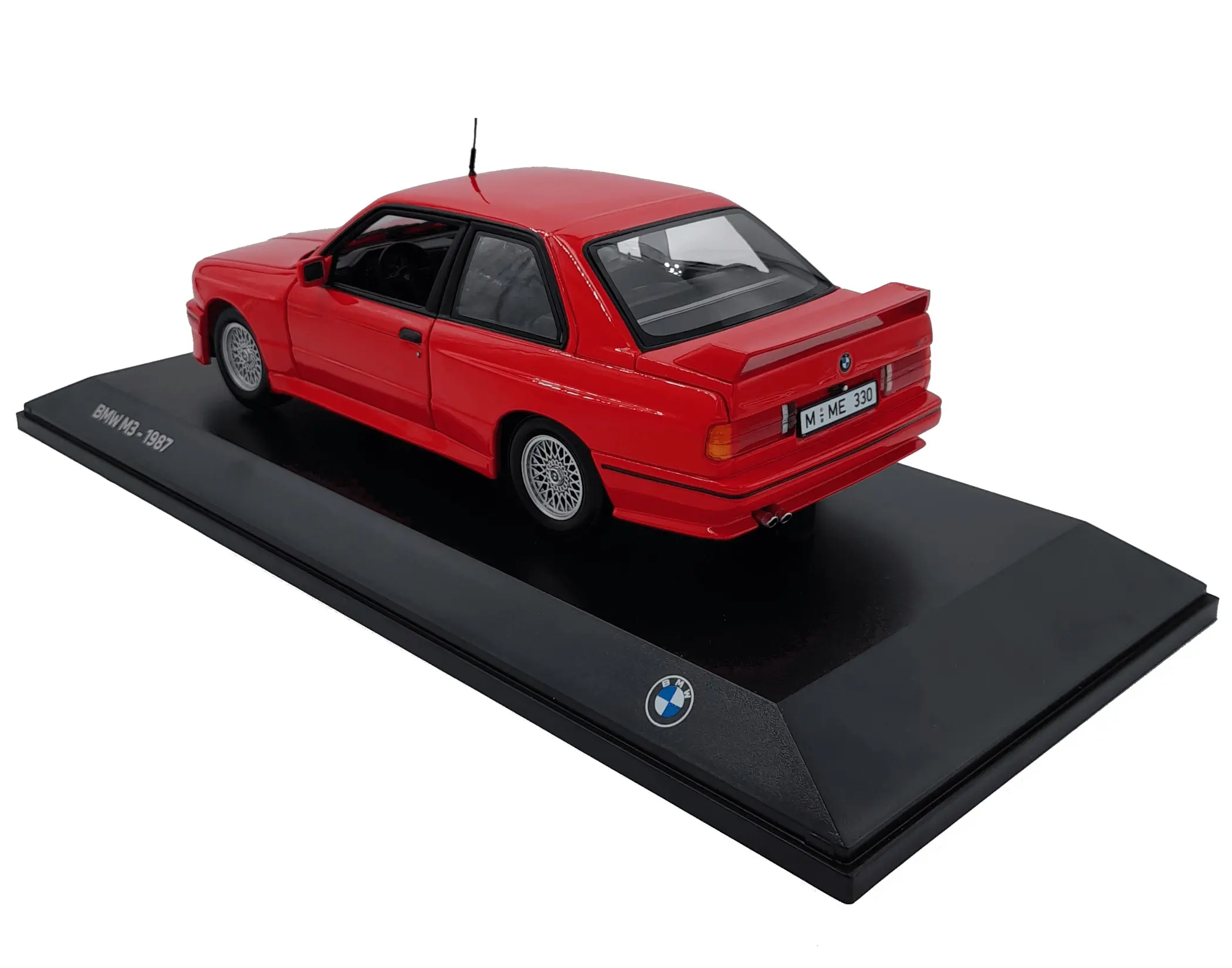 Modellbil BMW M3 (E30) │ Modellauto 1:18 Red Image 2