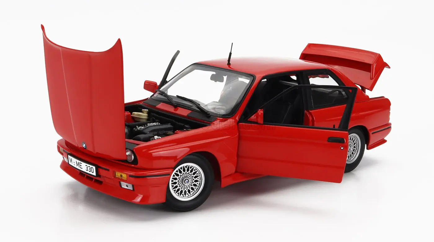 Modellbil BMW M3 (E30) │ Modellauto 1:18 Red Image 7