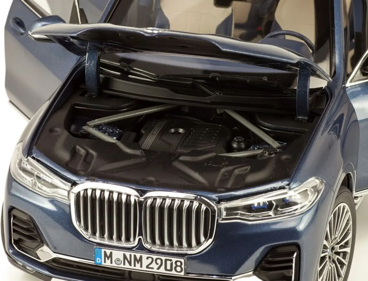 Modellbil BMW X7 (G07) │ Modellauto 1:18 Phytonic Blue – bilde 4