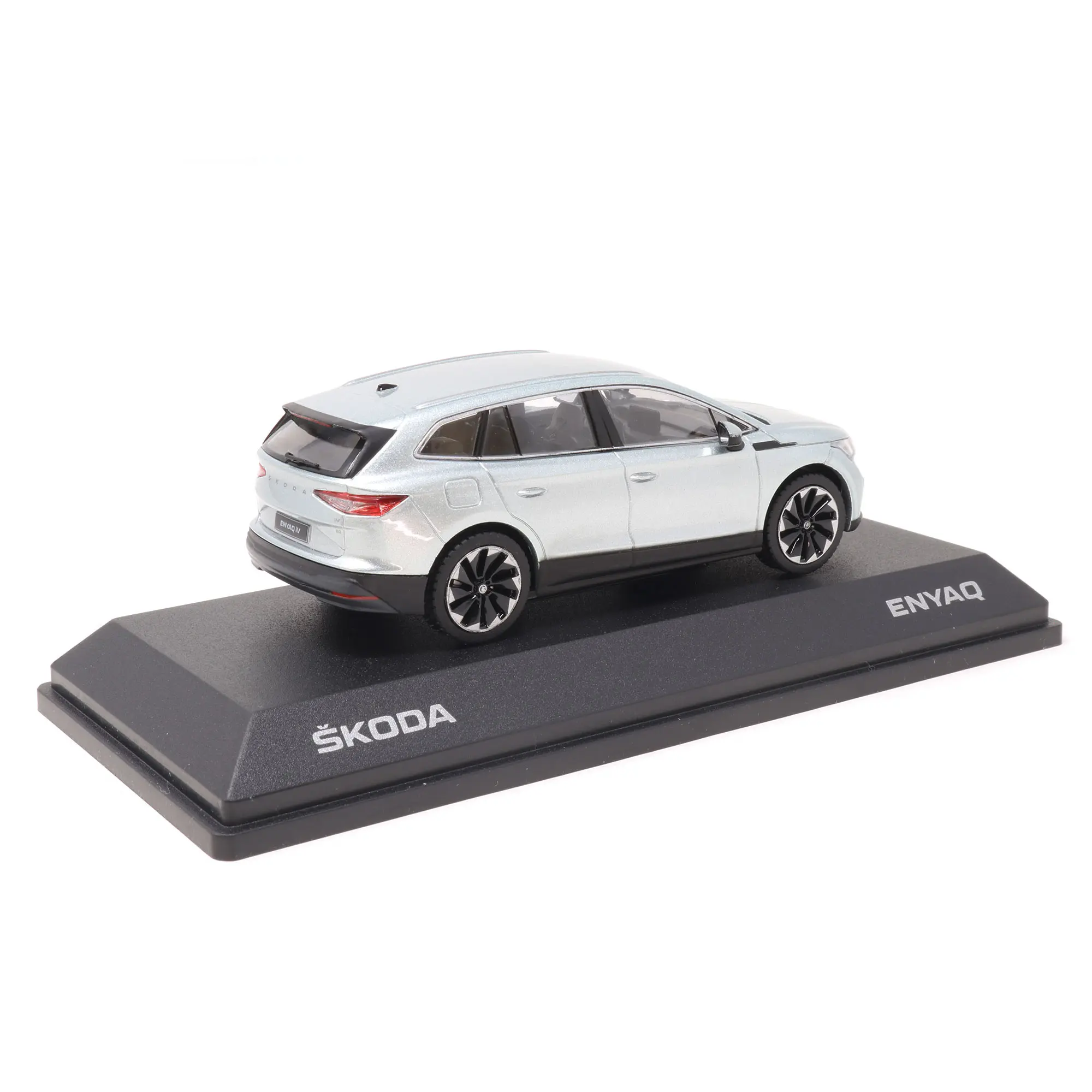 Modellbil Škoda ENYAQ iV │ Modellauto 1:43 Brilliant Silver Metallic – bilde 6