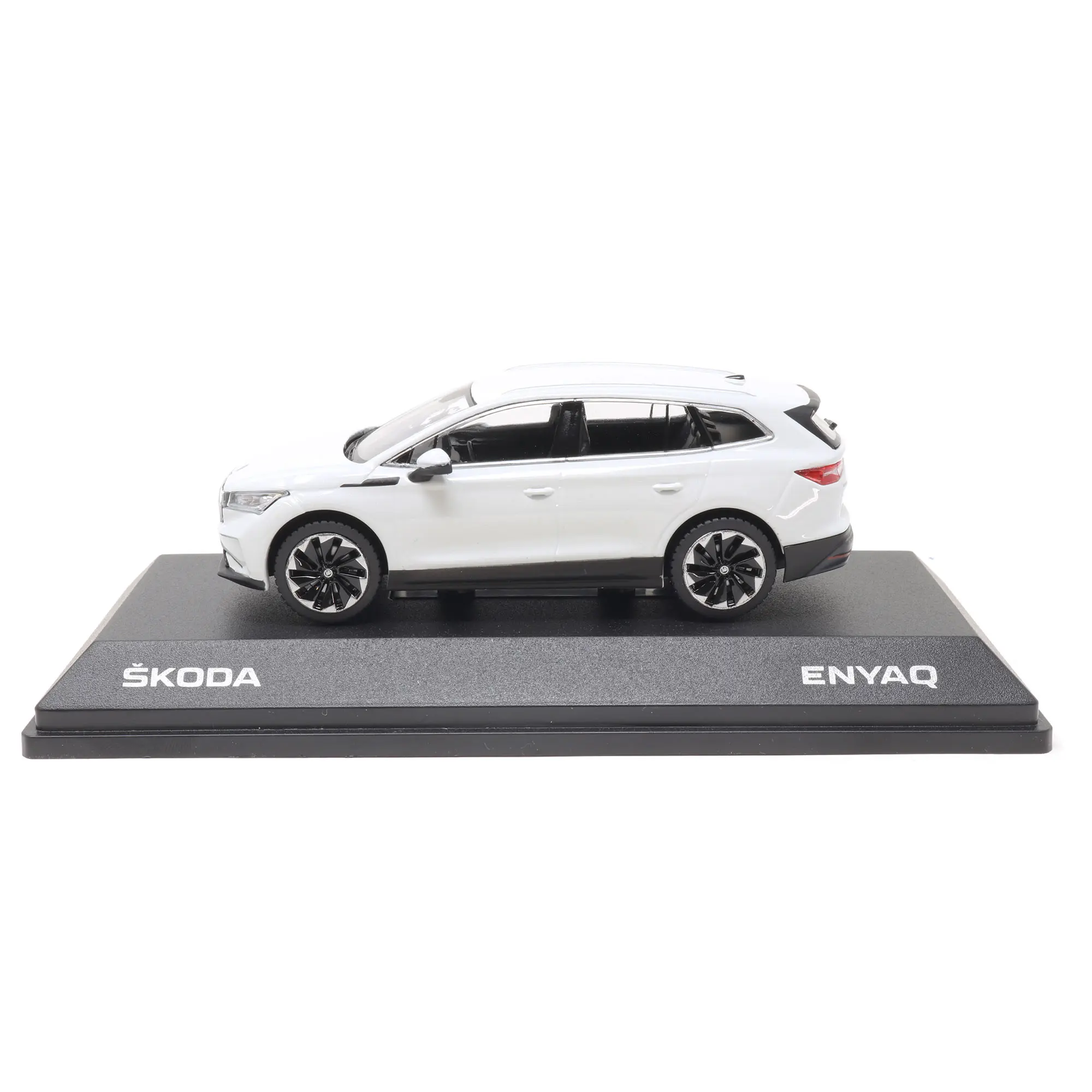 Modellbil Škoda ENYAQ iV │ Modellauto 1:43 Moon - White Metallic  – bilde 6