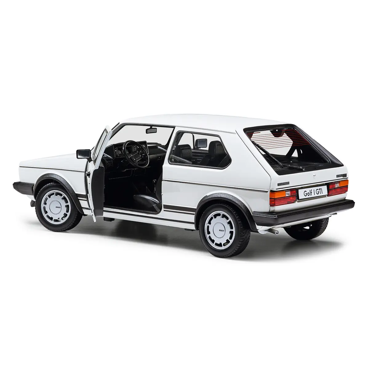 Modellbil VW Golf I GTI 1983 │ Modellauto 1:18 Pirelli White Image 2