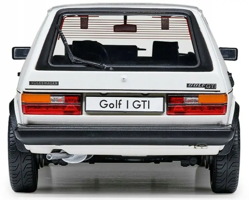 Modellbil VW Golf I GTI 1983 │ Modellauto 1:18 Pirelli White Image 6