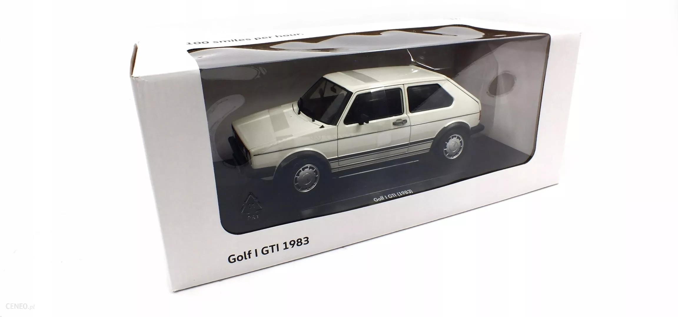 Modellbil VW Golf I GTI 1983 │ Modellauto 1:18 Pirelli White Image 8