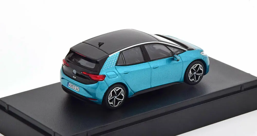 Modellbil VW ID.3 Electric Turquoise Metallic │ Modellauto 1:43 Miniature Image 3