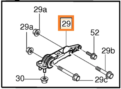 Motorfeste Volvo Genuine® 850 C70 S70 V70 1992-2005 │ bensin