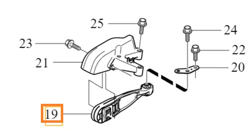Motorfestebrakett Volvo Genuine® XC90 2007-2014 │ 3.2 bensin