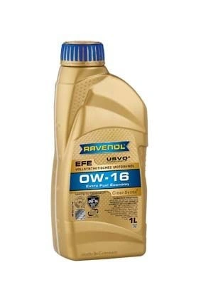 Motorolje 0W-16 Ravenol EFE Extra Fuel Economy USVO® | Helsyntetisk for bensin- og hybridmotorer - 1L