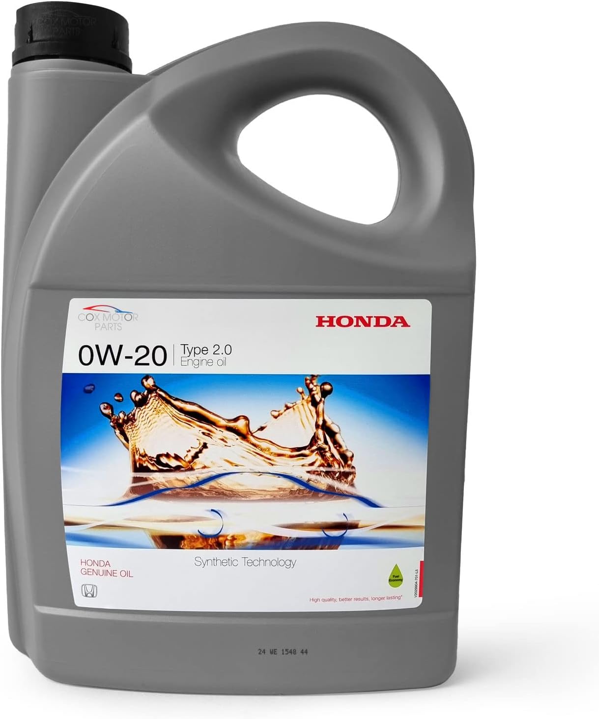 Motorolje 0W-20 Honda Type 2.0 │ Genuine® Fully Synthetic Engine Oil - 4L Image 1