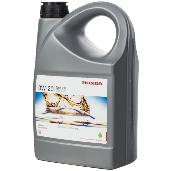 Motorolje 0W-20 Honda Type 2.0 │ Genuine® Fully Synthetic Engine Oil - 4L Image 2