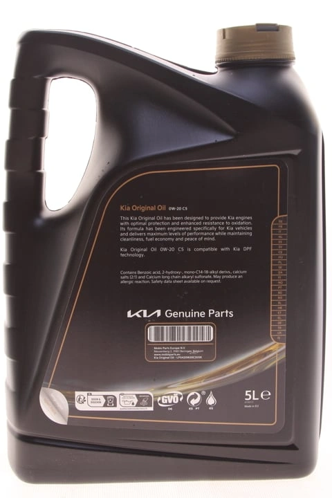 Motorolje 0W-20 Kia C5 │ Genuine®  Engine Oil - 5L – bilde 3