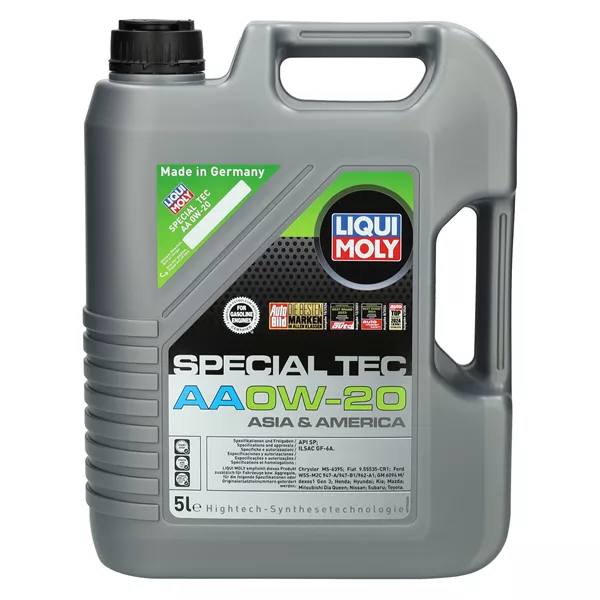 Motorolje 0W-20 Liqui Moly Special TEC AA │ Synthesis Technology Engine Oil - 5L