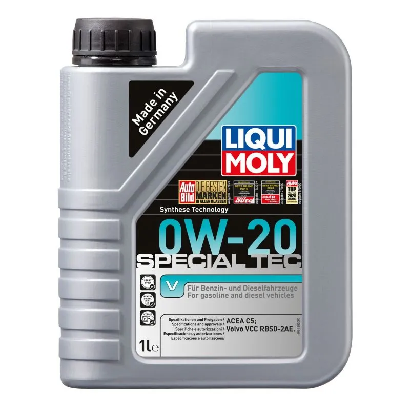 Motorolje 0W-20 Liqui Moly Special Tec V │ ACEA C5 - 5L