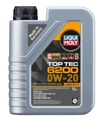 Motorolje 0W-20 Liqui Moly Top Tec 6200 - 1L