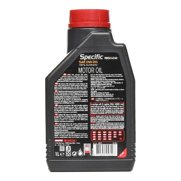 Motorolje 0W-20 Motul Specific Volvo VCC RBS0-2AE │ Synthetic Engine Oil - 1L – bilde 3