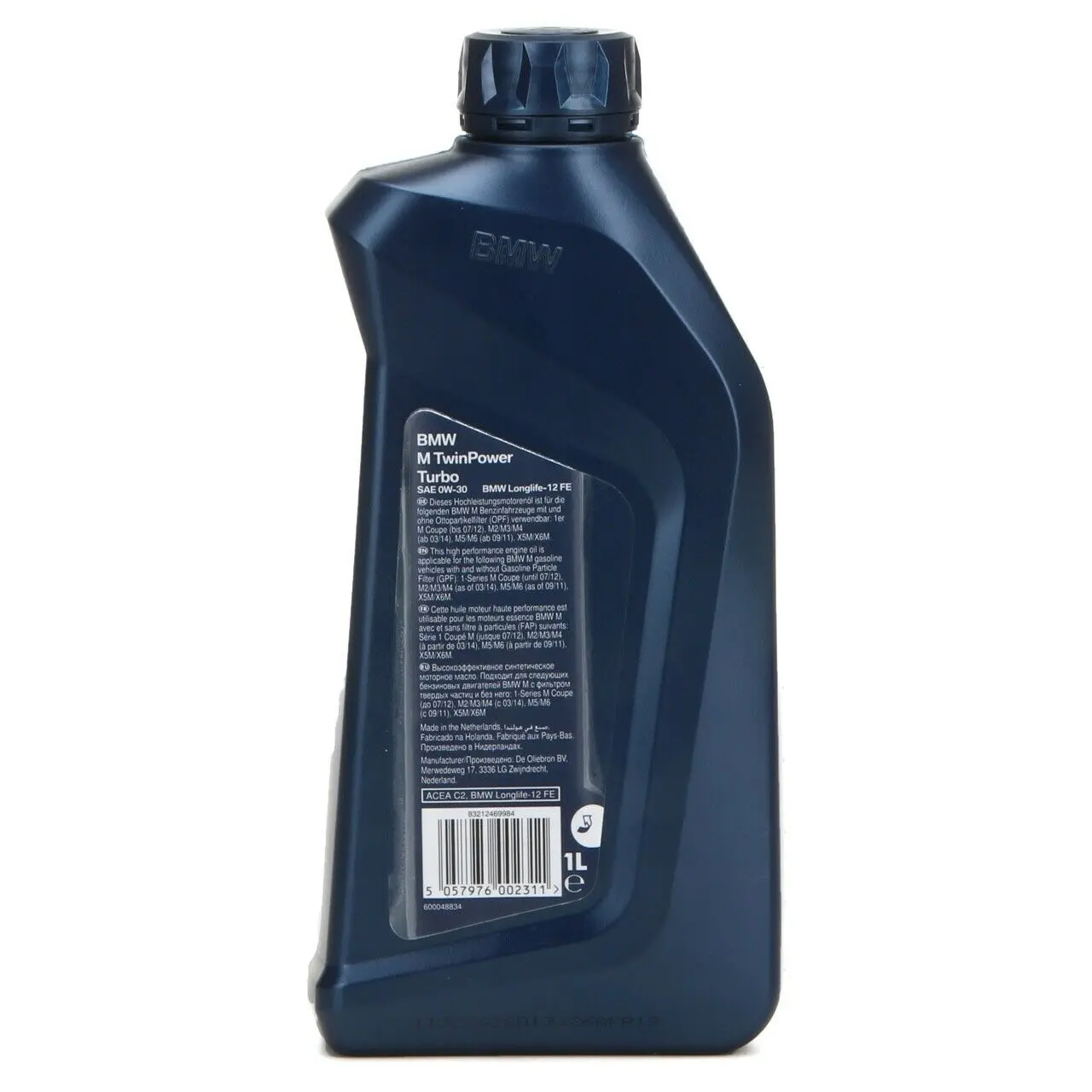 Motorolje 0W-30 BMW ///M TwinPower Turbo LL-12 FE │ Genuine® High-Performance Longlife Engine Oil - 1L Image 3