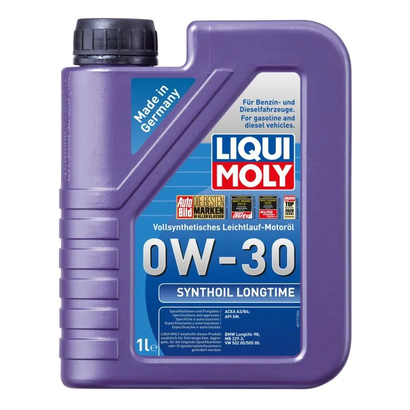 Motorolje 0W-30 Liqui Moly Synthoil Longtime │ VW 506 00 / 506 01 - 5L