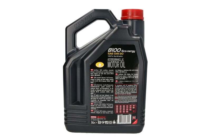 Motorolje 0W-30 Motul 8100 Eco-nergy │ Volvo VCC 95200377 Genuine® Fully Synthetic Engine Oil - 5L – bilde 2