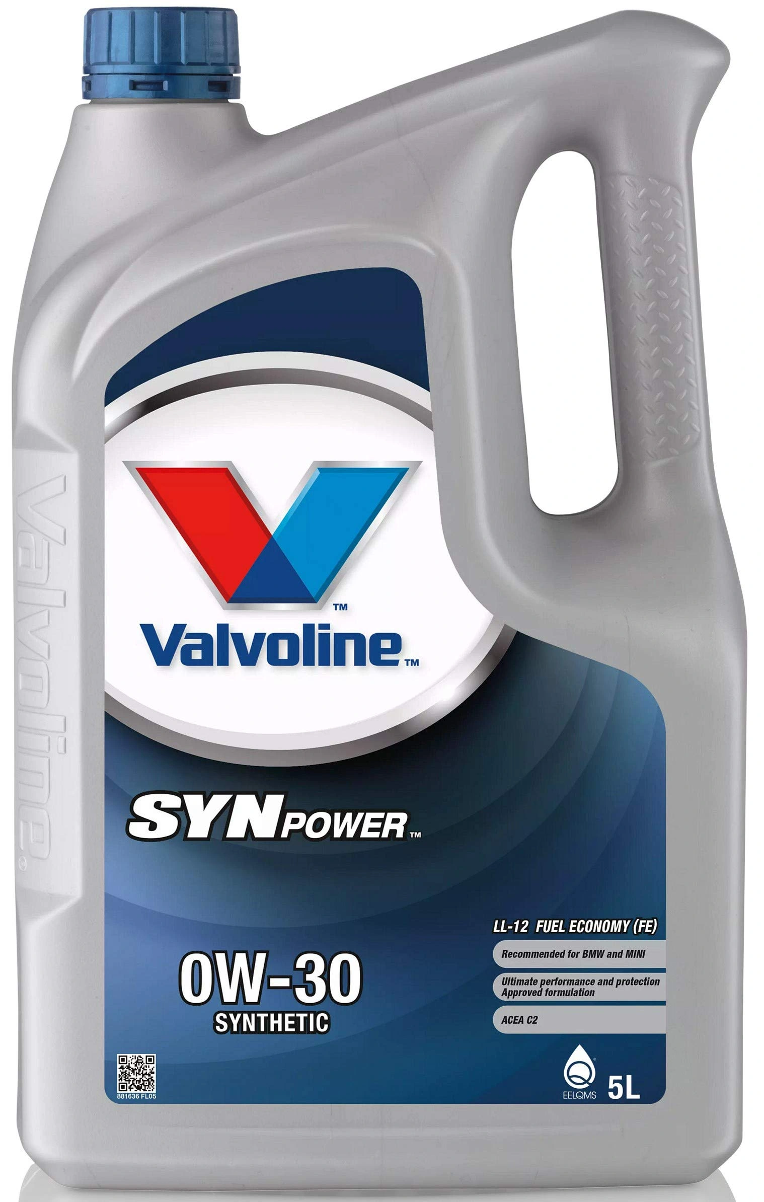 Motorolje 0W-30 Valvoline Synpower LL-12 FE │ Genuine® Fully Synthetic Engine Oil - 5L Image 3