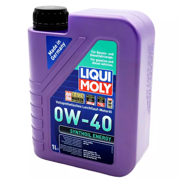 Motorolje 0W-40 Liqui Moly Synthoil Energy - 1L – bilde 2