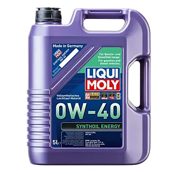 Motorolje 0W-40 Liqui Moly Synthoil Energy - 5L