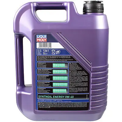 Motorolje 0W-40 Liqui Moly Synthoil Energy - 5L – bilde 2