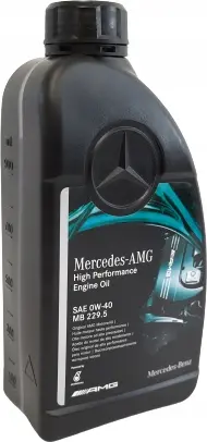 Motorolje 0W-40 Mercedes-benz AMG HIGH Perfromance MB229.5 - 1L Image 2