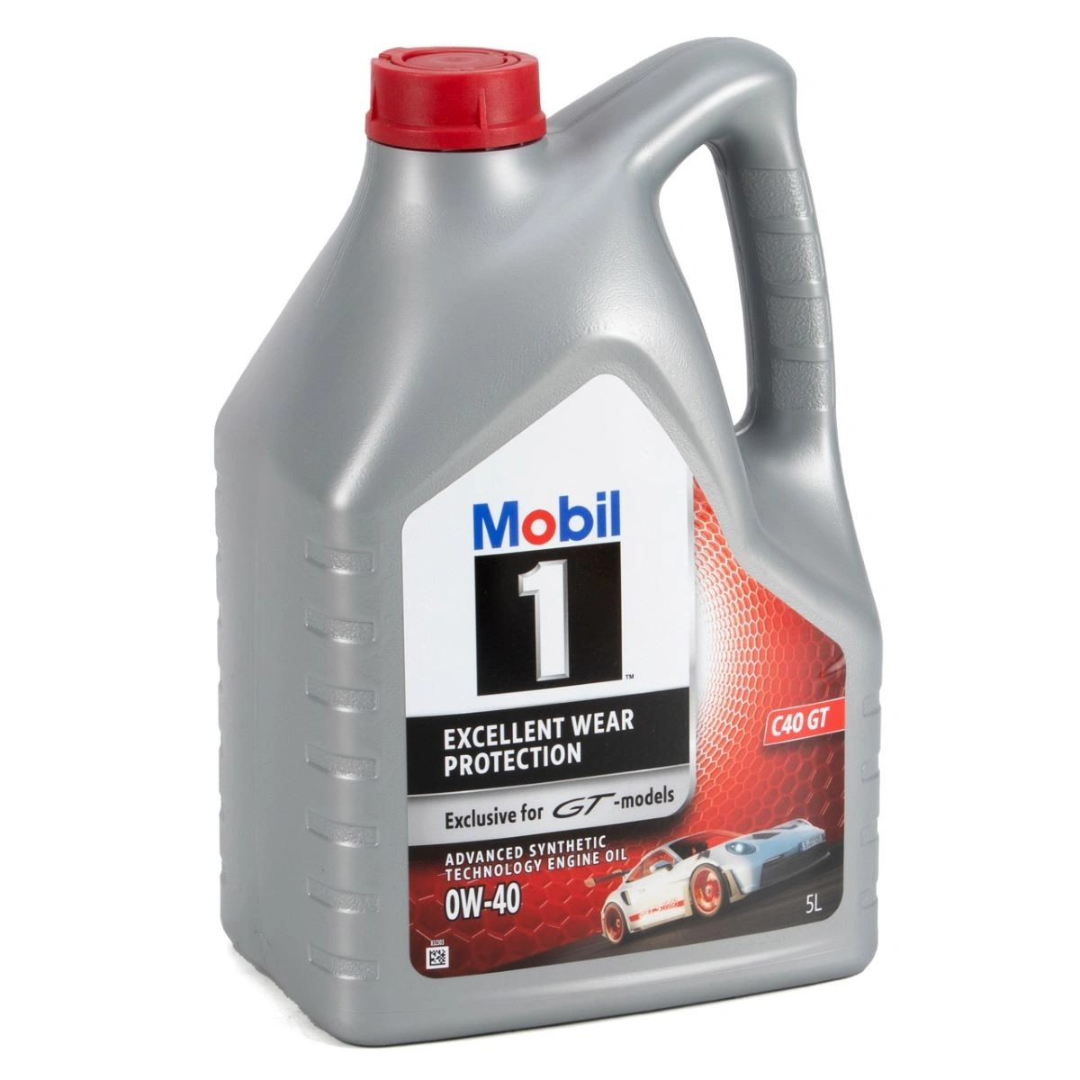 Motorolje 0W-40 Mobil 1 C40 GT │ Porsche GT Advanced Synthetic Technology Engine Oil - 5L