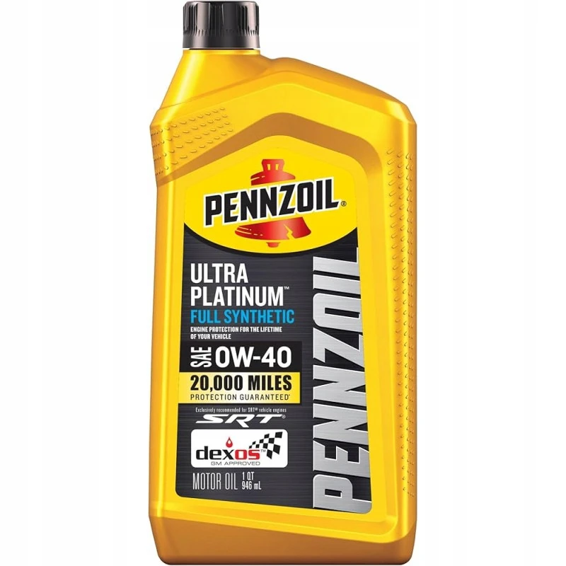 Motorolje 0W-40 Pennzoil Ultra Platinum SRT │ MS-12633 Synthetic Engine Oil - 0.95L