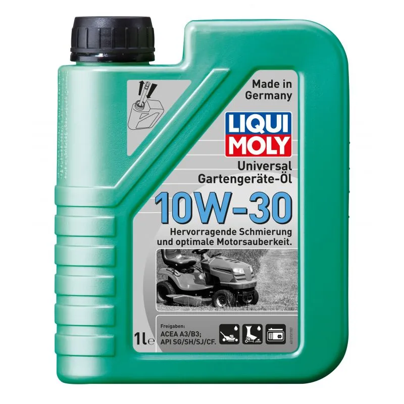 Motorolje 10W-30 Liqui Moly for hageredskaper │ API SJ / ACEA A3 - 1L