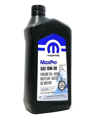 Motorolje 10W-30 Mopar MaxPoro - 1L – bilde 2