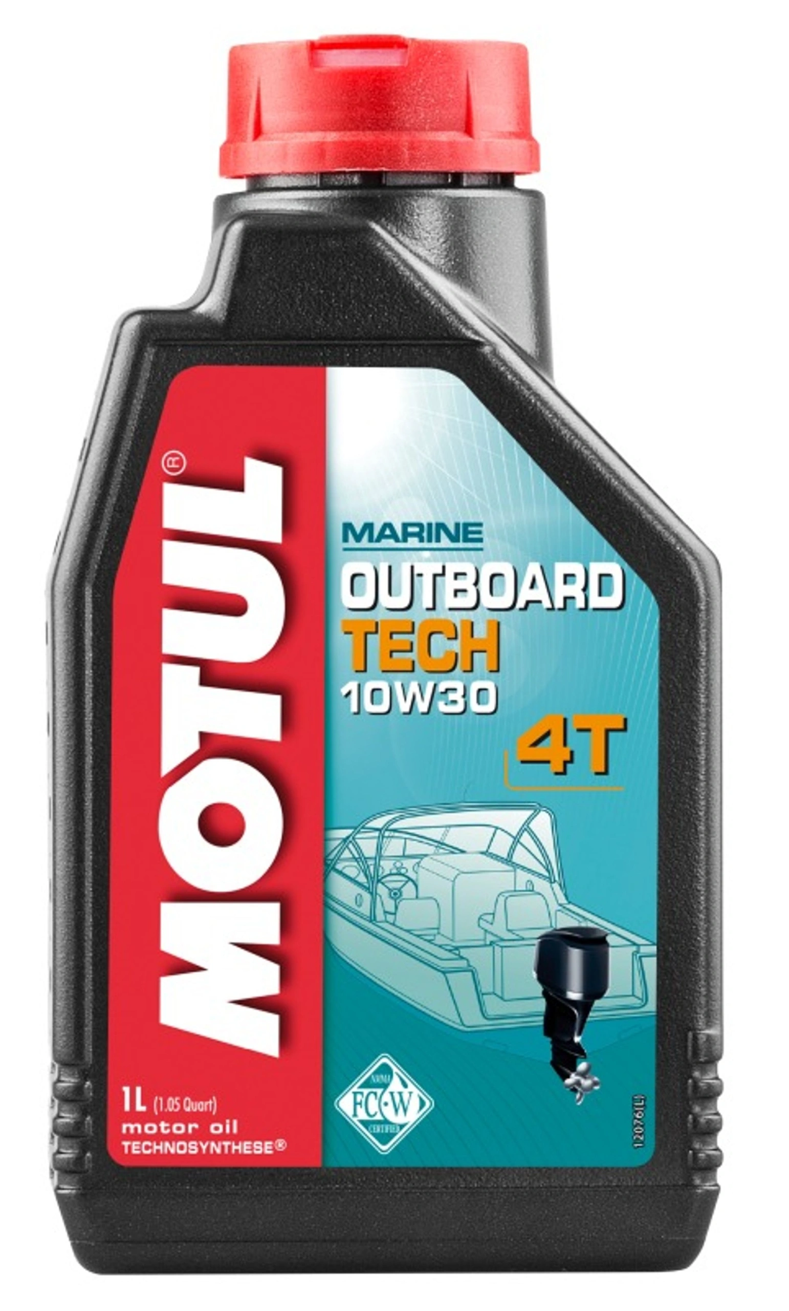 Motorolje 10W-30 Motul Outboard Tech 4T │ Lubricant for 4 Stroke Outboard - 1L Image 2
