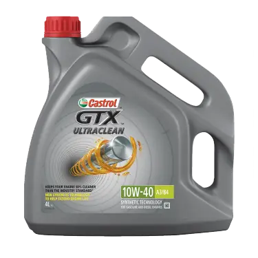 Motorolje 10W-40 Castrol GTX Ultraclean A3 / B4 - 4L Image 2