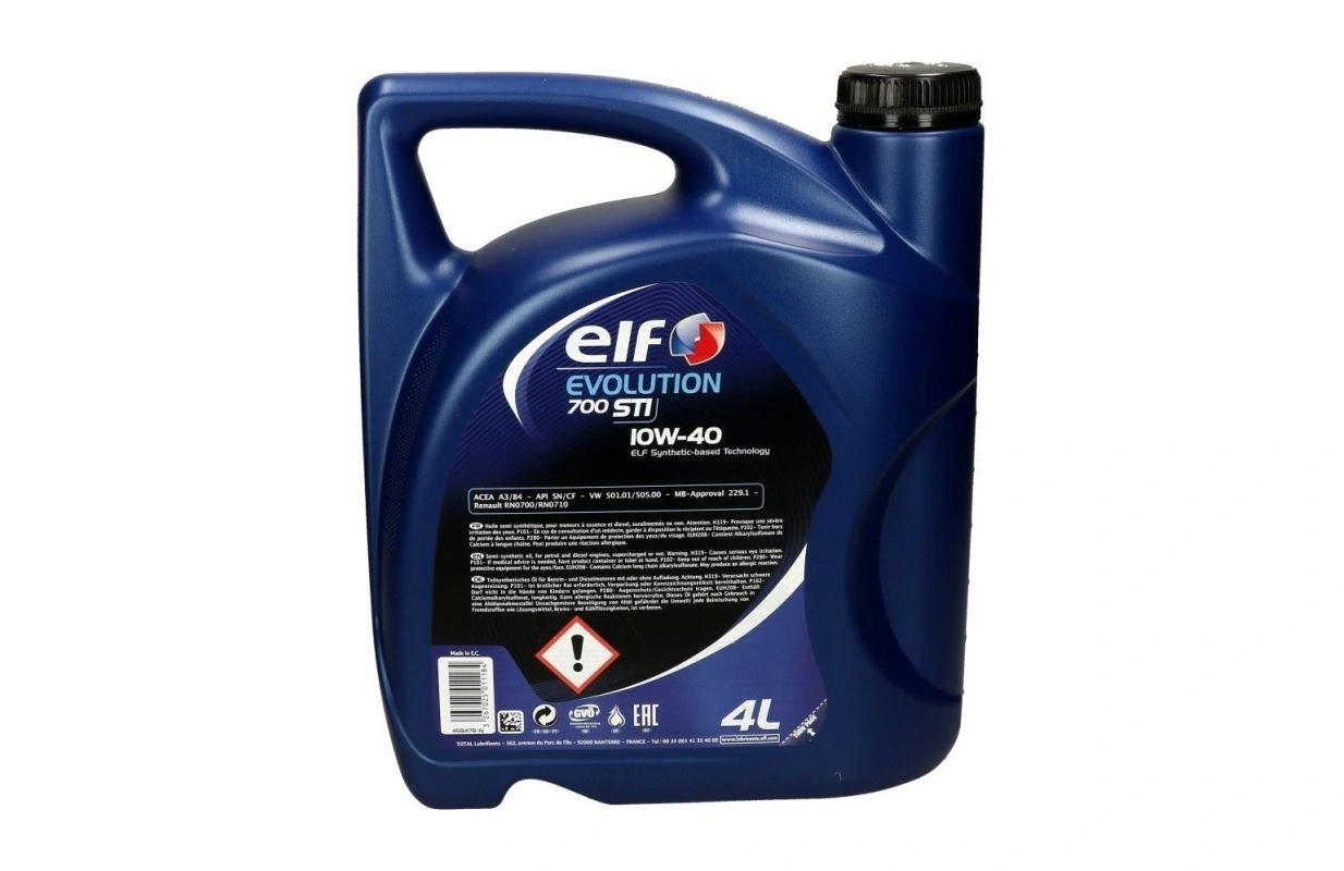 Motorolje 10W-40 ELF Evolution 700 STI A3 / B4 │ Premium Motor Oil - 4L – bilde 2