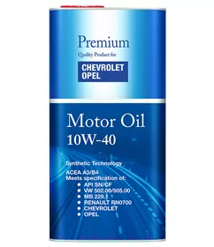 Motorolje 10W-40 Fanfaro GM Opel / Chevrolet │ Premium Motor Oil - 5L