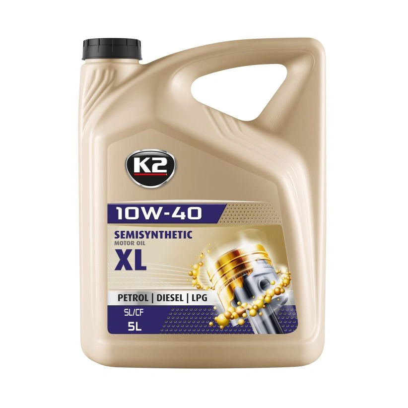 Motorolje 10W-40 K2 Texar XL halvsyntetisk - 5L
