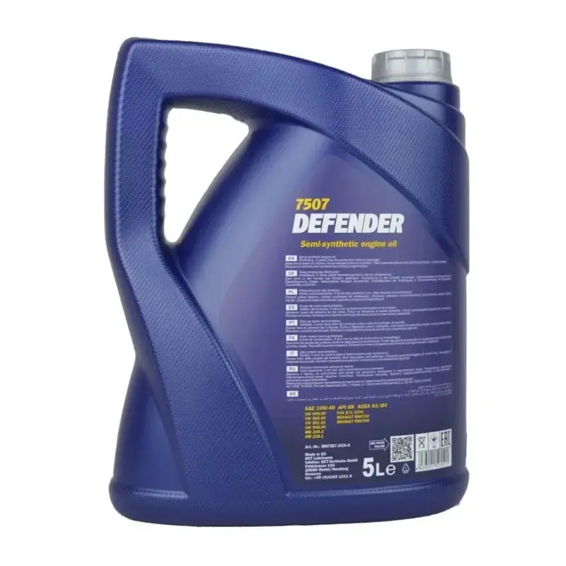 Motorolje 10W-40 Mannol Defender A3 / B4 │ Semi-Synthetic Engine Oi - 5L – bilde 2