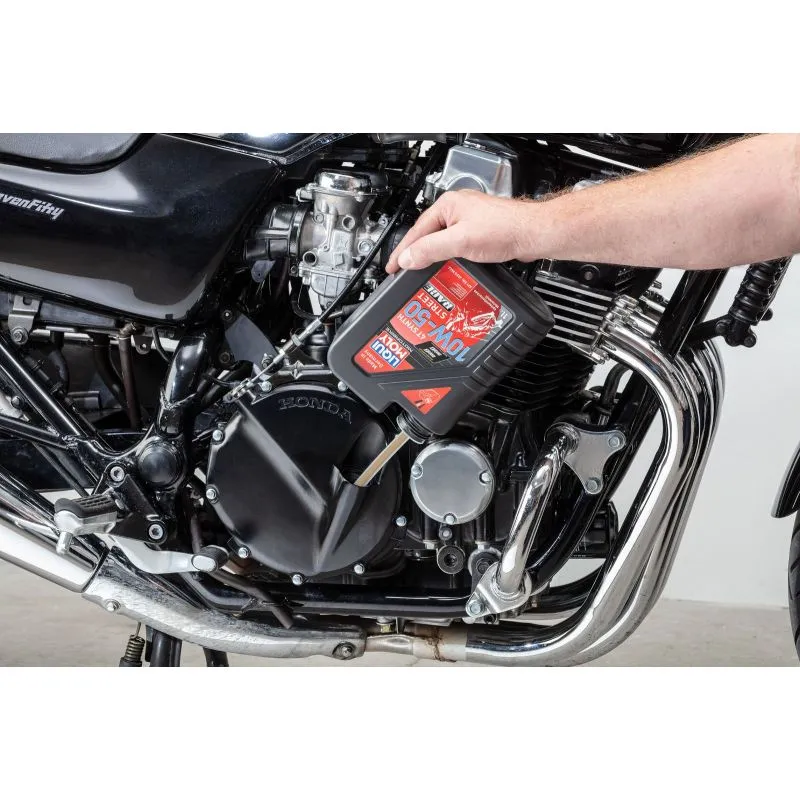 Motorolje 10W-50 Liqui Moly Motorbike 4T Synth Street Race │ API SN - 1L – bilde 2