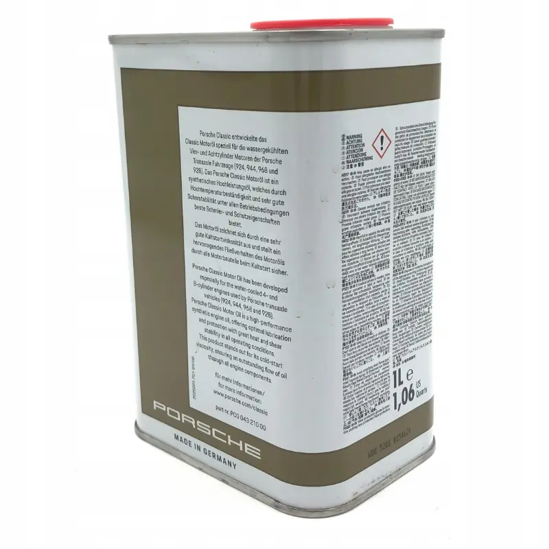Motorolje 10W-50 Porsche Classic | Original Porsche Classic Engine Oil - 1L – bilde 3