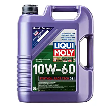 Motorolje 10W-60 Liqui Moly Synthoil Race Tech GT1 - 5L
