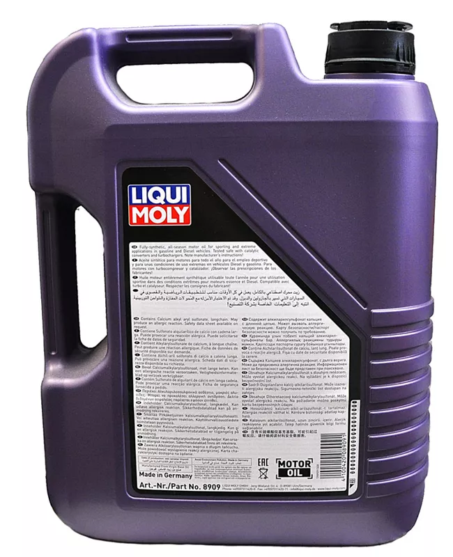 Motorolje 10W-60 Liqui Moly Synthoil Race Tech GT1 - 5L – bilde 3