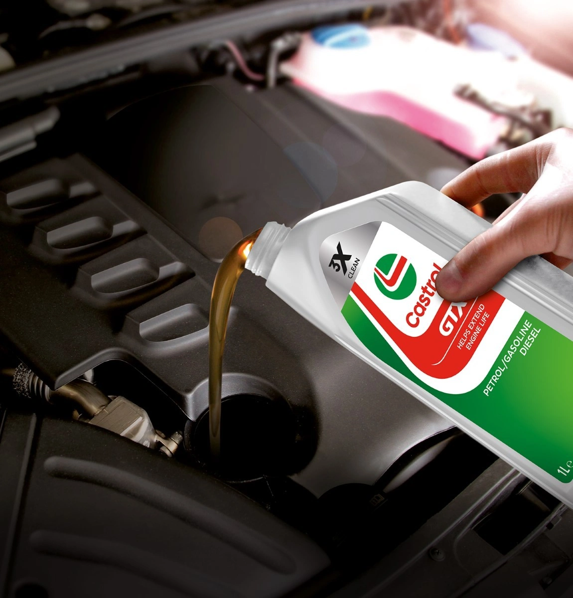 Motorolje 15W-40 Castrol GTX  A3 / B3 │ Mineralolje Fiat 9.55535-D2 VW 501 01 - 1L – bilde 3