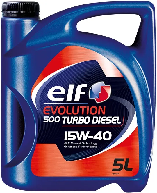 Motorolje 15W-40 ELF Evolution 500 Turbo Diesel A3/B3 │ High Performance Mineral Oil - 5L Image 1